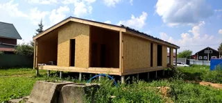 Haus 145 m² nach individuellem Projekt, Siedlung Volga: Wandmontage