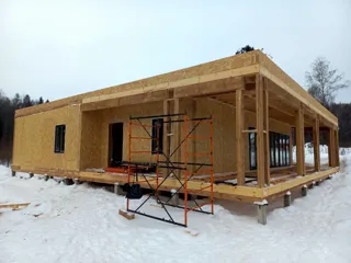 Haus 211 m² nach individuellem Projekt, Dorf Kulikovo: Fertiges Haus