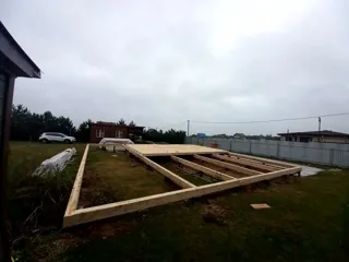 Haus 188 m² nach individuellem Projekt, Dorf Ivanovskoe: Fundament und Grundrahmen