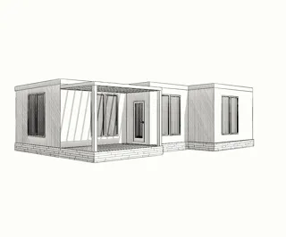 Haus nach individuellem Entwurf, Dorf Vnukovo: Projektvisualisierung