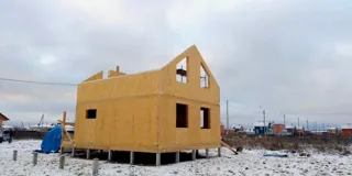 135 m² house based on the “Vstrecha” design, Kostroma Region: second floor and attic