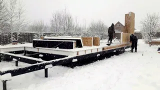 Haus nach Projekt „Utes“, Dorf Nikulskoe: SIP-Boden auf Höhe 0