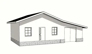 Özel projeli ev, Ushaki köyü: proje görselleştirmesi