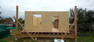 Haus nach individuellem Entwurf, Gebiet Wladimir: Wandmontage