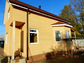 Haus nach individuellem Projekt, Gavrilov-Yam: Fassadenverkleidung