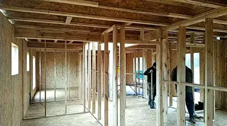 Haus nach individuellem Projekt, Dorf Yudino: Trennwände