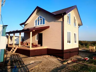 Haus nach Projekt „Dorofejewo“, Region Jaroslawl: Fertiges Haus