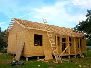 Haus 111 m² nach Projekt „Wiktorija“, Gartengemeinschaft SNT „Isanino“: Dach