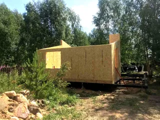 Haus nach individuellem Projekt, KP „Jaroslawskoje Wsmorje“: Wandmontage