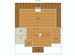 “Oxford” projesine göre ev, İvanovo bölgesi: proje planı