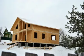 Haus nach Projekt „Utes“, Dorf Sukhanikha: Fertiges Haus