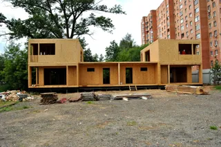 Haus nach Projekt „Pegas-2“, Gebiet Moskau: Fertiges Haus