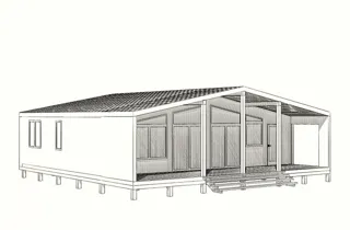 Haus 114,77 m², individuelles Projekt, SNT „Nadeschda-5“