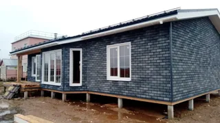 Haus 143 m², Projekt „Wuokatti“, Gebiet Kostroma: fertiges Haus