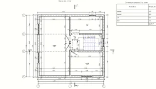 Özel projeli ev, Obninsk: proje planı