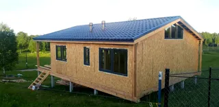 Haus 84 m², individuelles Projekt, Siedlung „Pojma Rusy“: Dach