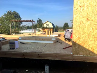 Haus nach Projekt „Jastreb“, Gebiet Iwanowo: SIP-Boden auf Höhe 0