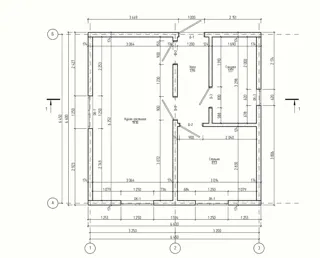 Özel projeye göre 75 m² ev, Anapa: proje planı