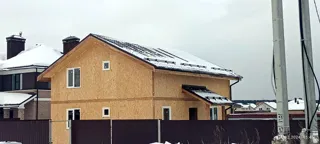 Haus 140 m², Projekt „Jessentuki 8x9“, Dorf Afanasovo: fertiges Haus