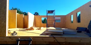 Haus 105 m² nach individuellem Projekt, Dorf Toporok: Wandmontage