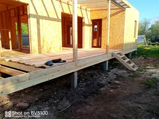 Haus 102 m², Projekt „Mistika - E2.8“, Gebiet Moskau: Wandmontage
