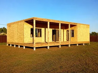 Haus nach Projekt „HiTech 91“, Dorf Zabore: Dach