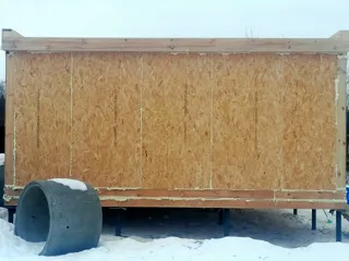 House, “N4O-36” design, cottage village “Fisher”: wall assembly
