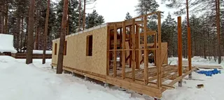 Haus nach individuellem Entwurf, Region Wologda: Dach