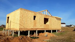 Haus nach individuellem Projekt, KP „Isumrud, Dorf Nowo-Talizy“: Wandmontage