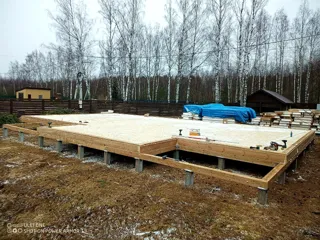Haus nach Projekt „Arizona mini“, Gebiet Kostroma: SIP-Boden auf Höhe 0