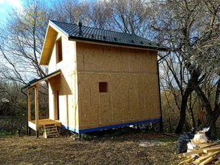 Haus 72 m² nach individuellem Projekt, Pushchino: Dach