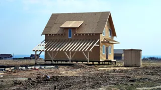 Haus nach individuellem Entwurf, Dorf Burtsevo: Dach