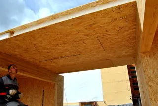Haus nach Projekt „Musterhaus“, Yaroslavl: Wandmontage