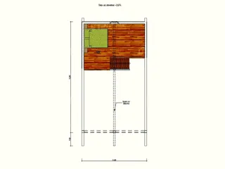 Haus 99,5 m², Projekt „Barnhouse Otrazhenie“, Region Leningrad: Grundriss des Projekts