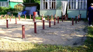 Haus nach individuellem Projekt, Gebiet Moskau: Fundament und Grundrahmen