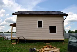 Haus nach Projekt „Ermak“, Dorf Vasilevo: Fertiges Haus