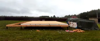 Haus 115 m² nach individuellem Projekt, Dorf Golovino: SIP-Boden auf Höhe 0