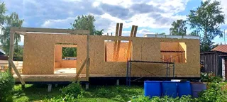 Haus 112,5 m² nach individuellem Projekt, Ivanovo: Wandmontage