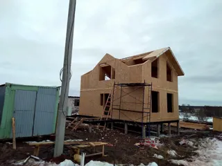 Haus nach Projekt „Dorofejewo“, Region Jaroslawl: Obergeschoss und Dachgeschoss