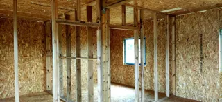 Haus 102 m², Projekt „Mistika - D“, Dorf Khrabrovo: Innenwände