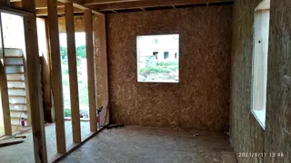75 m² ev, “Barnhouse Otrazhenie” projesi, Beloostrov kasabası: iç bölme duvarlar