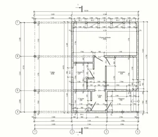 81 m² house built to a custom design, Gumnishchi village: design floor plan