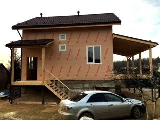 Haus nach individuellem Entwurf, Gartengemeinschaft SNT „Lasarewo“: fertiges Gebäude