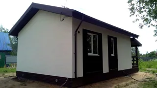 Haus nach Projekt „Slawjanskij Skit“, Region Jaroslawl: Fertiges Haus