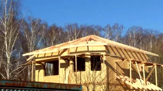 Haus nach Projekt „Ewropa“, SNT „Weteran-5“: Dach
