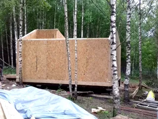 Haus nach individuellem Entwurf, Gebiet Iwanowo: Wandmontage