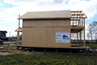 Haus nach Projekt „Metschta VB“, Dorf Ivantsevo: Obergeschoss und Dachgeschoss