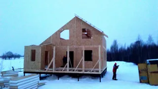 Haus nach Projekt „Amulet“, Rybinsk: Wandmontage