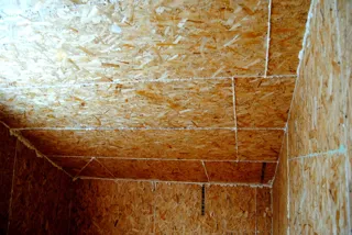 House, “Ermak” design, Serednevo village: interior partitions