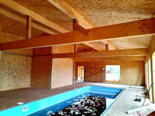 Haus 228 m² nach individuellem Projekt, Dorf Lunevo: Trennwände